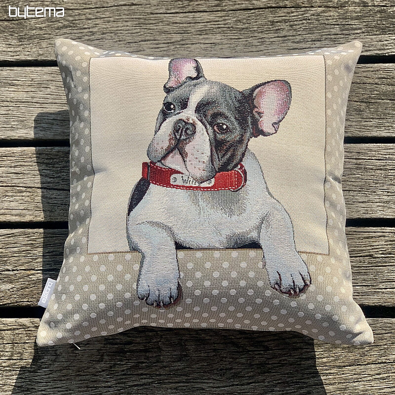 Gobelin-Kissenbezug FRANZÖSISCHE BULLDOGGE