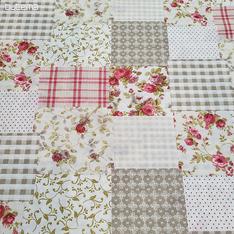 Dekorationsstoff ROSE MARTA Patchwork