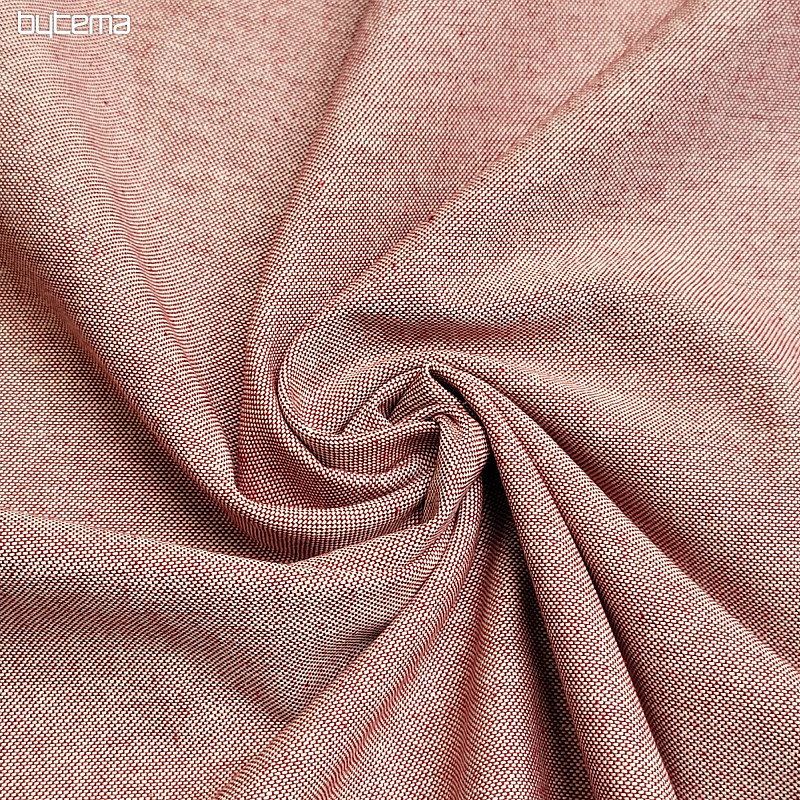 Dekorationsstoff LINEN PASTEL burgund 65