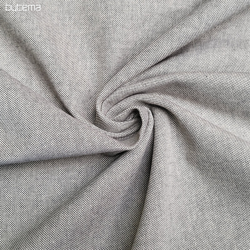 Dekorationsstoff LINEN PASTEL dunkelgrau 73