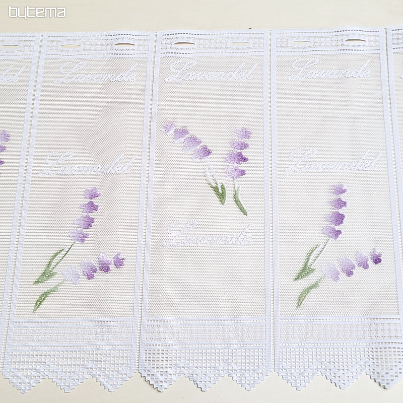 Moderne Jacquard-Gardine für Vitrage LAVENDEL NEW