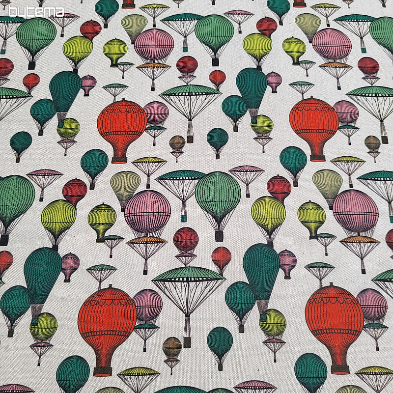 Dekorationsstoff BALLOON GLOBE 701 Digitaldruck