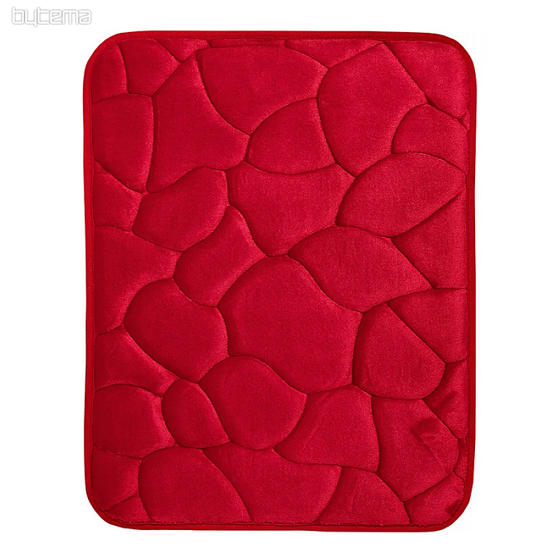 Badezimmermatte FLIESEN ROT