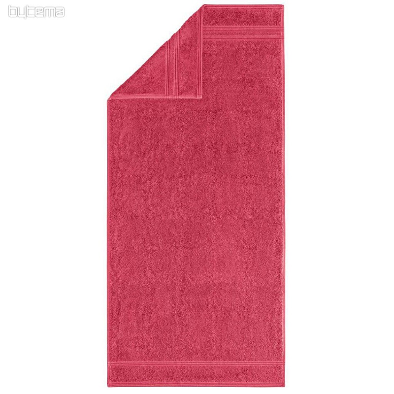 Luxushandtuch und Badetuch MANHATTAN GOLD 221 rot
