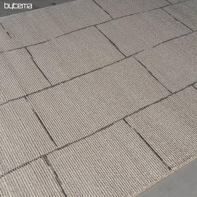 Design Wollteppich PERLE geo