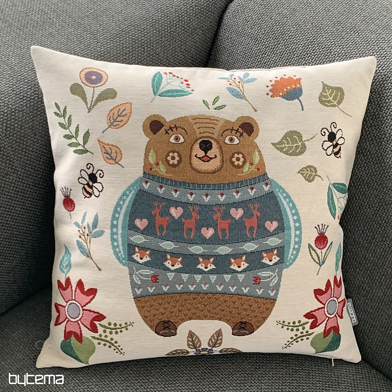 Gobelin Kissenbezug MERRY ANIMALS 2