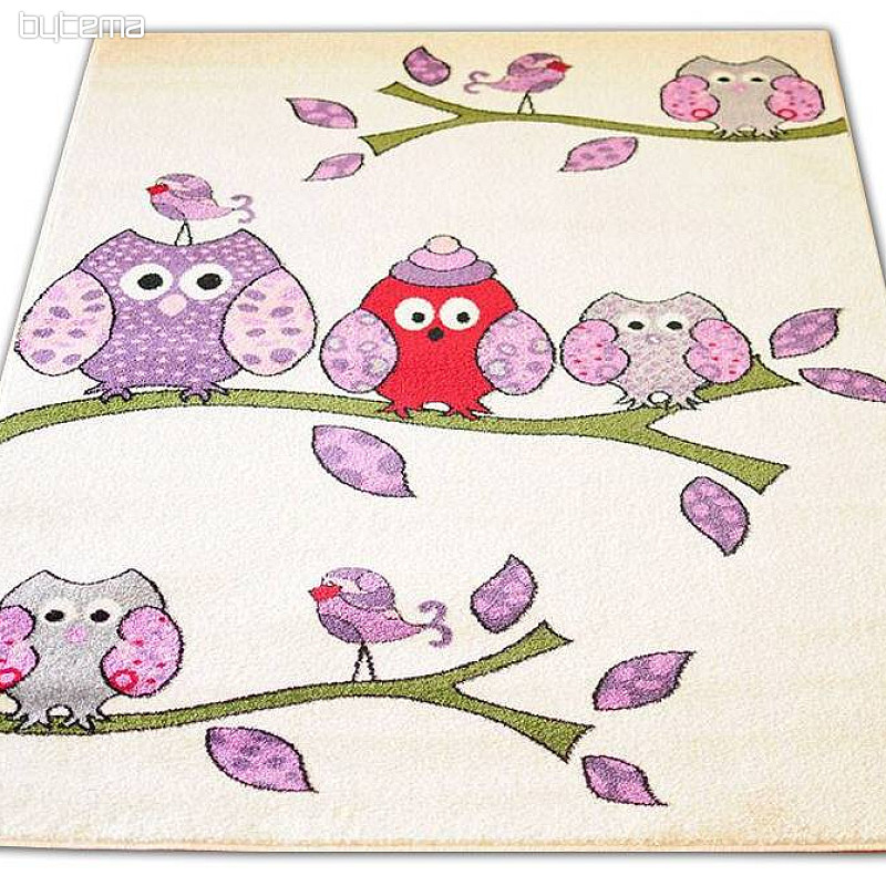 Kinderteppich BELLA EULE  creme