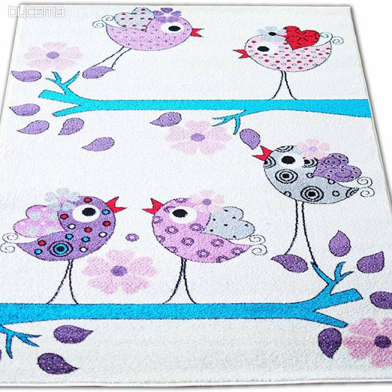 Kinderteppich BELLA BIRDS creme