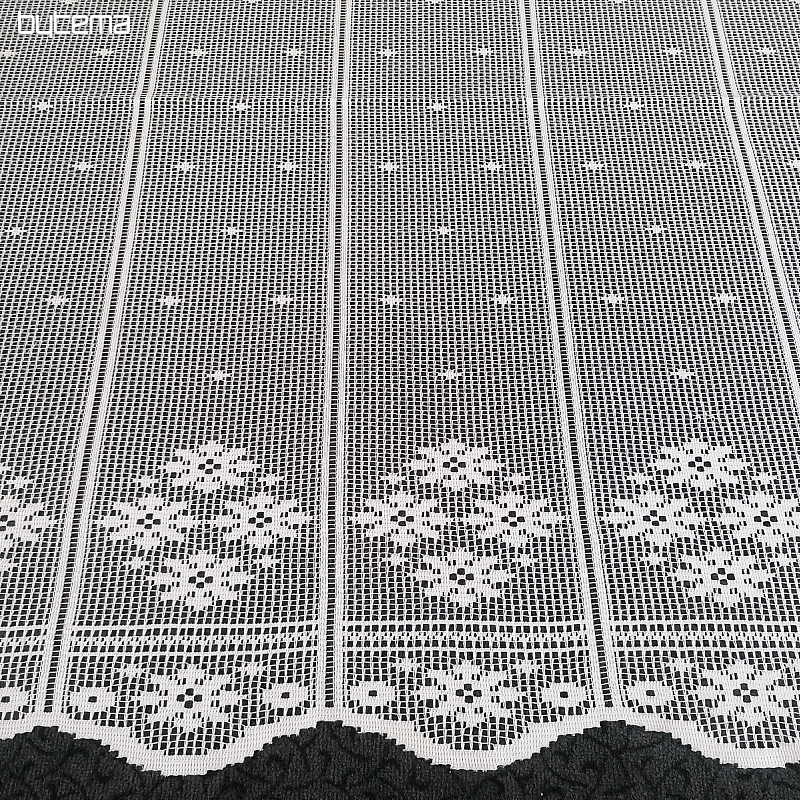 Kurzer Jacquard-Vorhang 115 cm