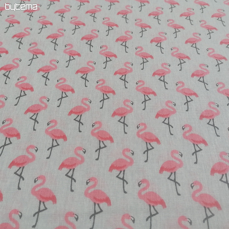 Dekorationsstoff FLAMINGO gris