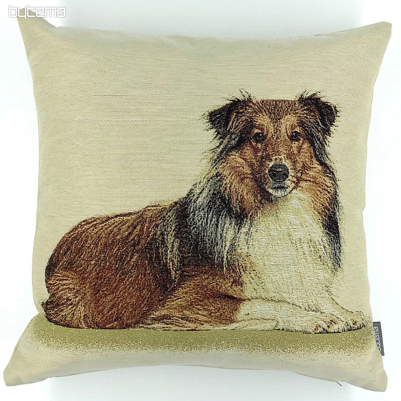 COLLIE DOG Gobelin-Kissenbezug