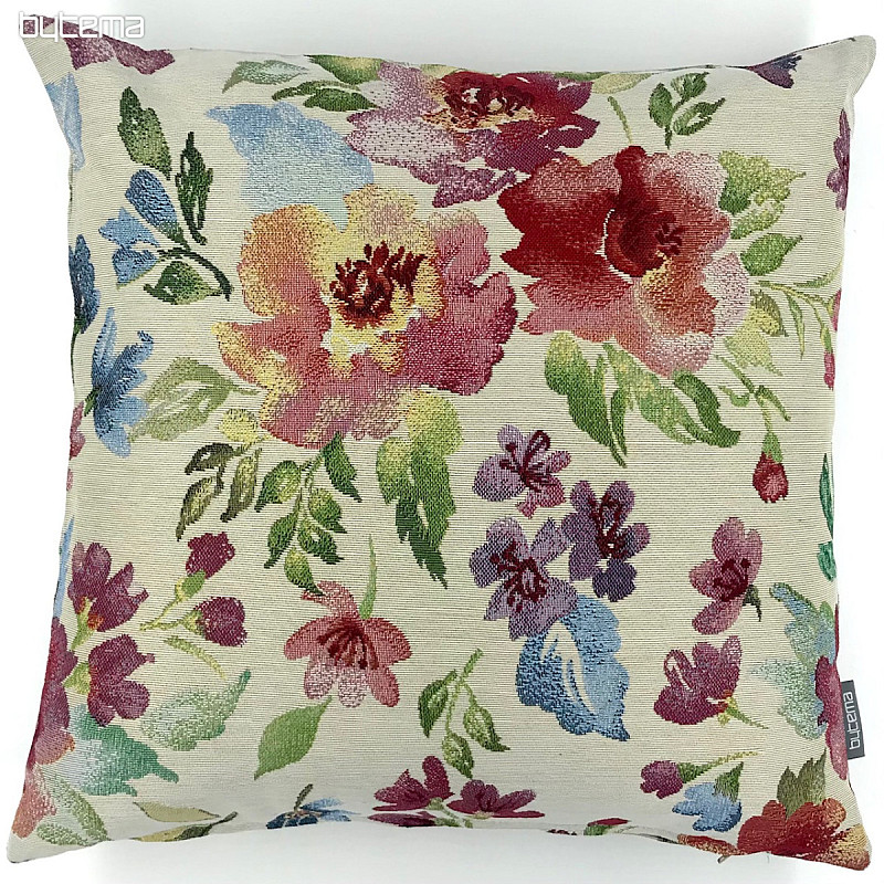 Gobelin-Kissenbezug PASTELLBLUMEN