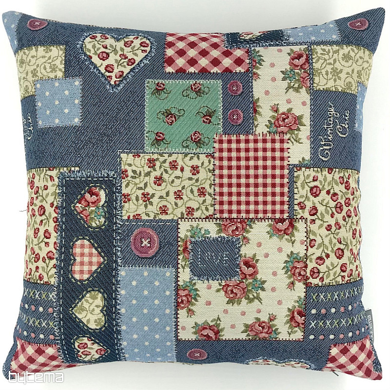 Gobelin-Kissenbezug VINTAGE PATCHWORK