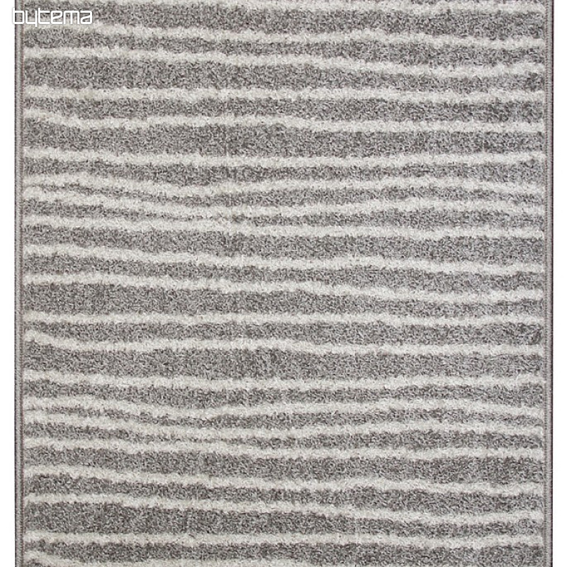 Stück Teppich LOTTO Streifen grau / weiß