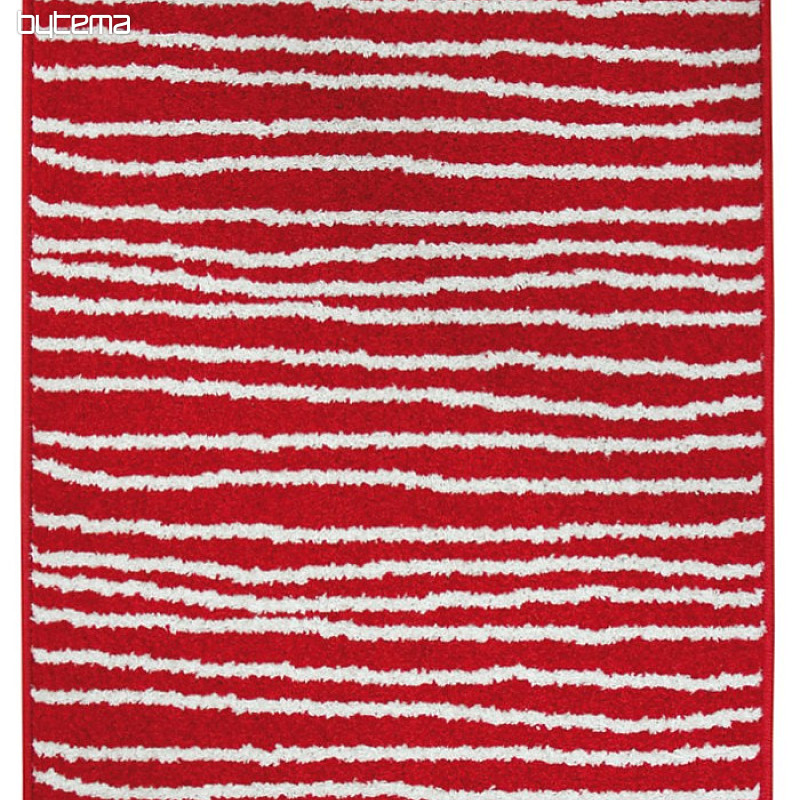Stück Teppich LOTTO Streifen rot / weiß