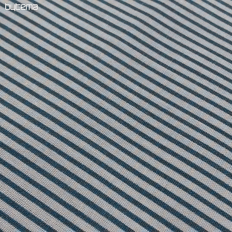 Baumwollstoff STREIFEN blau
