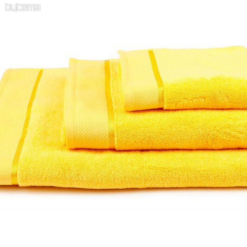 Handtuch und Badetuch MICRO gelb