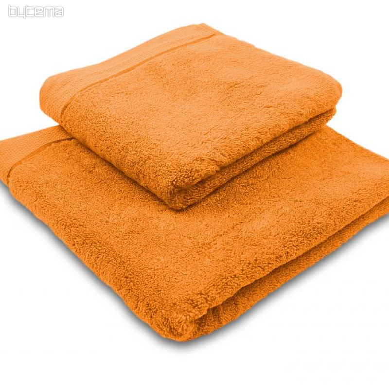 Handtuch und Badetuch MIKRO Orange-Senf
