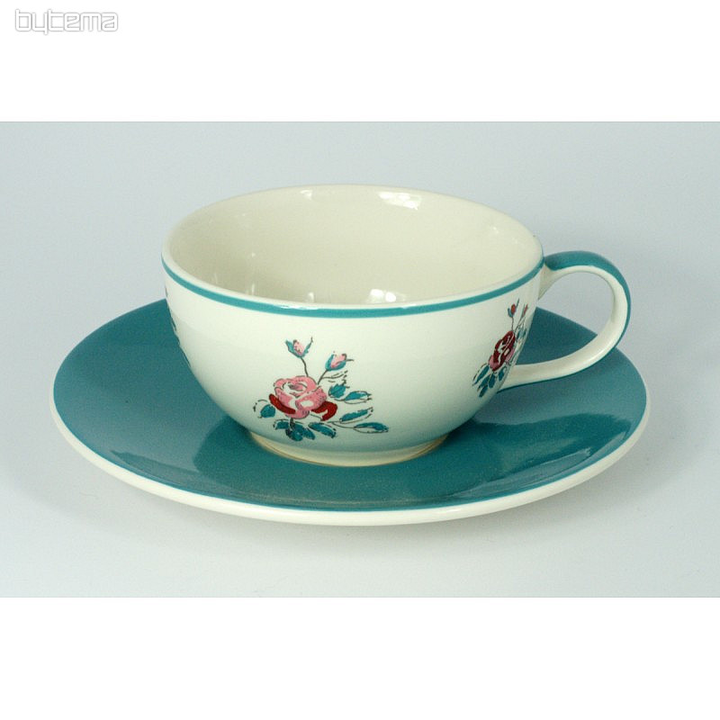 Tasse Rose mit Untertasse 250 ml