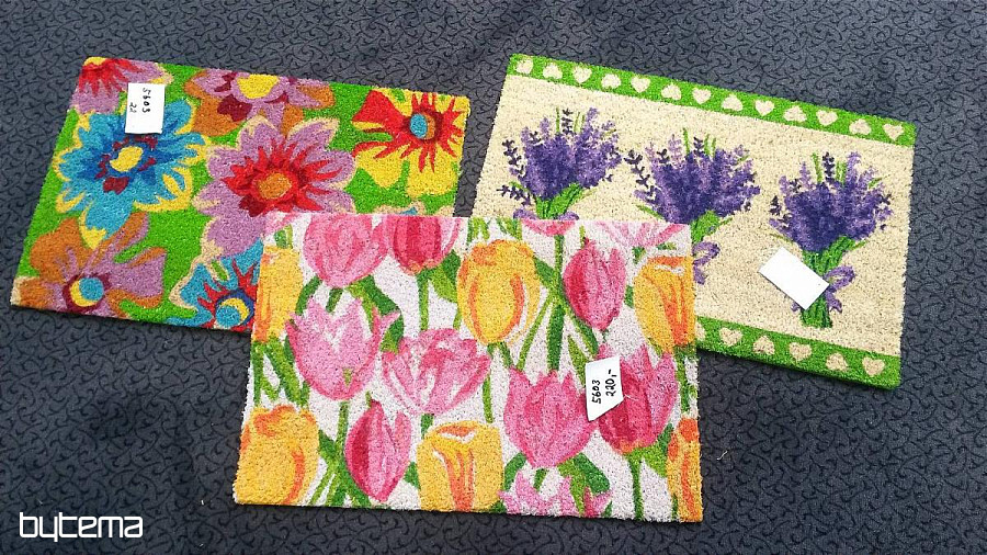 Fußmatte BUNTE BLUMEN | Bytema