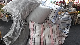Luxuriöse Kollektion von Bettwäsche aus Baumwollsatin des Herstellers IRISETTE