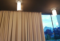 Vorhänge im Hotel Olympia in Kopřivnice