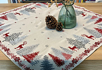 Der Zauber der Weihnachtstafel: Tischdecken, die Geschichten erzählen