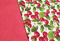 Baumwollstoffe mit Frühlings- und Sommermotiven