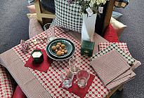 Stilvolles Essen im Freien