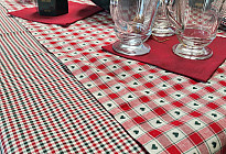 Stilvolles Essen im Freien