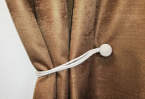 Eleganter Vorhang aus Vintage Stoff