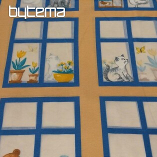 Dekorationsstoff TIEREN IM FENSTER II