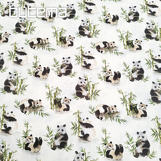 Baumwollstoff PANDA