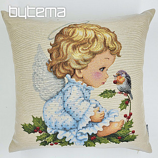 Weihnachtsteppich MÄDCHEN MIT VOGEL
