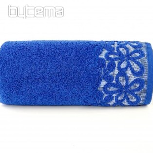 Luxus Handtuch und Badetuch BELLA blau