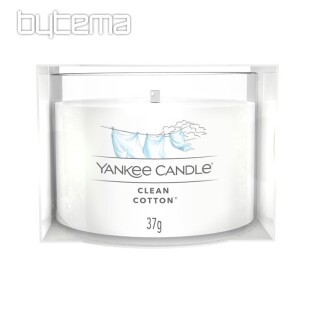 Kerze YANKEE CANDLE Duft CLEAN COTTON IN GLAS 37g