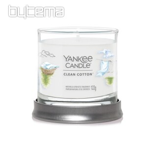 Duftkerze YANKEE CANDLE CLEAN COTTON TUMBER SMALL