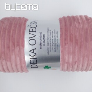 Decke EXTRA weiches Schaf - Cord STAR PINK