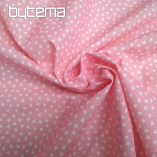 Baumwollstoff MINI HERZEN