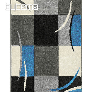 Stück Teppich PORTLAND blau-schwarz