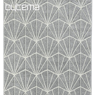 Stück Teppich PORTLAND grau-weiß