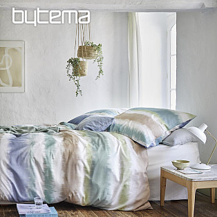 IRISETTE Luxus-Baumwollsatin BLANCA blau