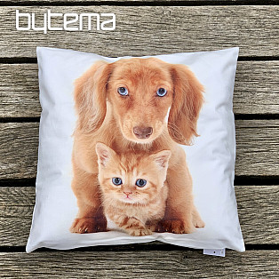 Kissenbezug HUND UND KATZE