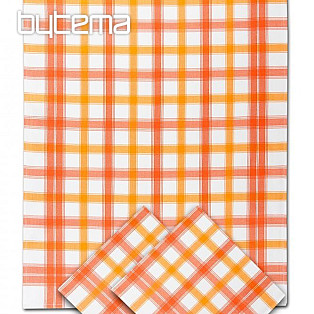 Bambushandtücher MEDIUM CUBE ORANGE