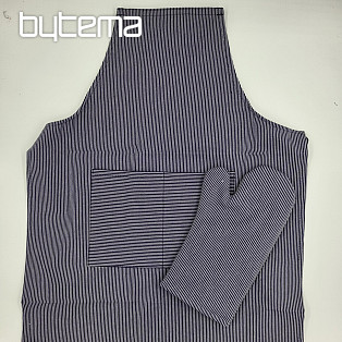 Schürze mit Handschuhstreifen