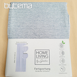 Luxuriöse Fertiggardine HOME LIVING graublau