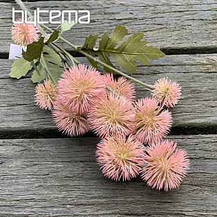 DRY PLASTIC POMPOM ROSA