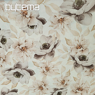 Dekorationsstoff OXFORD BEIGE FLOWER