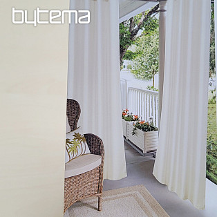 Dekorativer Outdoor-Vorhang GAIA BEIGE Ringe