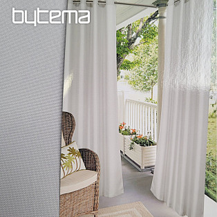Dekorativer Outdoor-Vorhang GAIA GREY mit Ringen